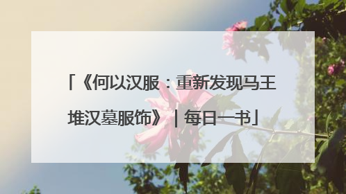 《何以汉服：重新发现马王堆汉墓服饰》｜每日一书