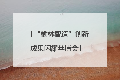 “榆林智造”创新成果闪耀丝博会