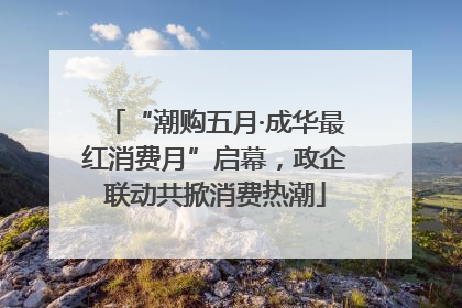 “潮购五月·成华最红消费月”启幕，政企联动共掀消费热潮