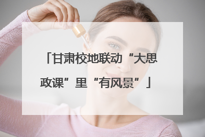 甘肃校地联动“大思政课”里“有风景”