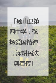 砀山县第四中学：弘扬爱国精神，深耕民法典宣传
