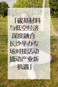 碳基材料与低空经济深度融合 长沙举办专场对接活动撬动产业新机遇