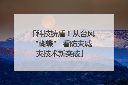 科技铸盾！从台风“蝴蝶” 看防灾减灾技术新突破