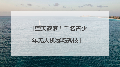 空天逐梦！千名青少年无人机赛场秀技
