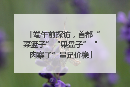 端午前探访，首都“菜篮子”“果盘子”“肉案子”量足价稳