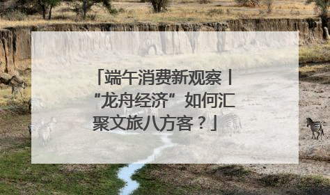 端午消费新观察丨“龙舟经济”如何汇聚文旅八方客？