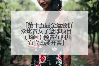 第十五届全运会群众比赛女子篮球项目（B组）预赛在四川宜宾南溪开赛