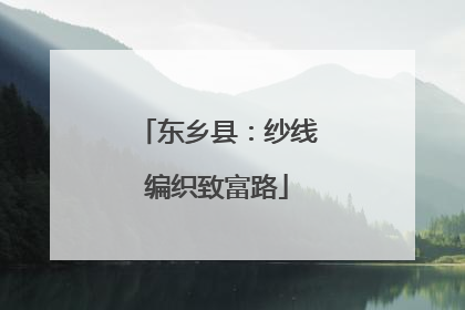 东乡县：纱线编织致富路