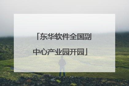 东华软件全国副中心产业园开园