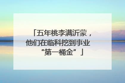 五年桃李满沂蒙，他们在临科挖到事业“第一桶金”