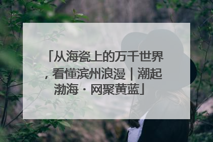 从海瓷上的万千世界，看懂滨州浪漫｜潮起渤海・网聚黄蓝