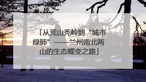 从荒山秃岭到“城市绿肺”——兰州南北两山的生态蝶变之路