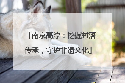 南京高淳：挖掘村落传承，守护非遗文化