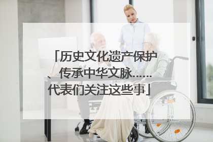历史文化遗产保护、传承中华文脉……代表们关注这些事
