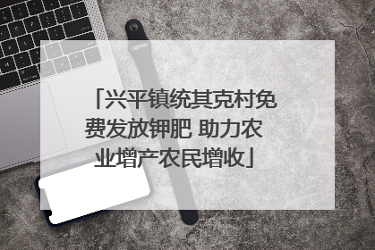 兴平镇统其克村免费发放钾肥 助力农业增产农民增收