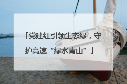 党建红引领生态绿，守护高速“绿水青山”
