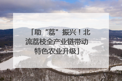 助“荔”振兴！北流荔枝全产业链带动特色农业升级