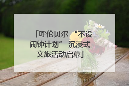 呼伦贝尔 “不设闹钟计划” 沉浸式文旅活动启幕
