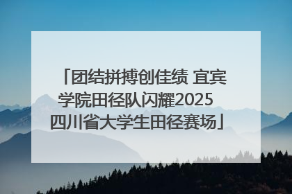 团结拼搏创佳绩 宜宾学院田径队闪耀2025四川省大学生田径赛场