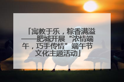 寓教于乐，粽香满溢——肥城开展“浓情端午，巧手传情”端午节文化主题活动
