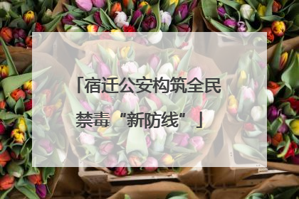 宿迁公安构筑全民禁毒“新防线”