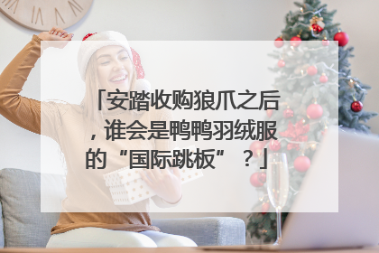 安踏收购狼爪之后，谁会是鸭鸭羽绒服的“国际跳板”？