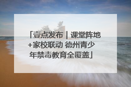 壹点发布｜课堂阵地+家校联动 德州青少年禁毒教育全覆盖