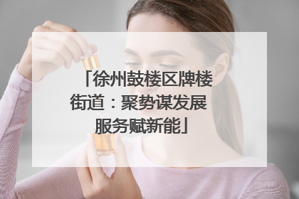 徐州鼓楼区牌楼街道：聚势谋发展 服务赋新能