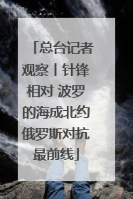 总台记者观察丨针锋相对 波罗的海成北约俄罗斯对抗最前线