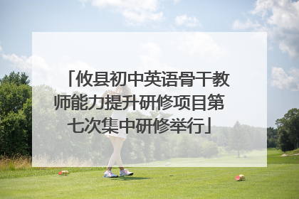 攸县初中英语骨干教师能力提升研修项目第七次集中研修举行