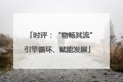 时评：“物畅其流”引擎循环、赋能发展