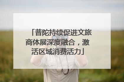 普陀持续促进文旅商体展深度融合，激活区域消费活力