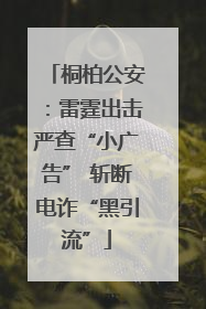 桐柏公安：雷霆出击严查“小广告” 斩断电诈“黑引流”
