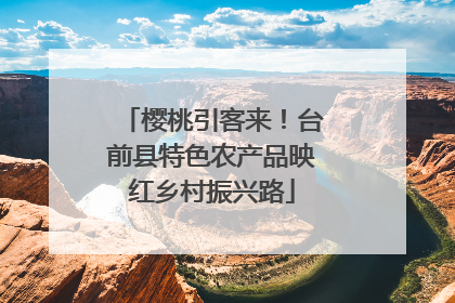 樱桃引客来！台前县特色农产品映红乡村振兴路