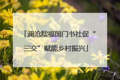 澜沧糯福国门书社促“三交”赋能乡村振兴