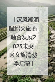 汉风潮涌赋能文旅商融合发展2025未央区文旅消费季启幕