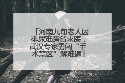 河南九旬老人因排尿难跨省求医，武汉专家勇闯“手术禁区”解难题