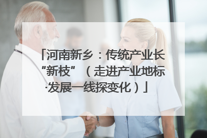 河南新乡：传统产业长“新枝”（走进产业地标·发展一线探变化）