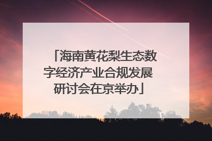 海南黄花梨生态数字经济产业合规发展研讨会在京举办