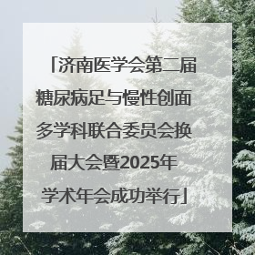 济南医学会第二届糖尿病足与慢性创面多学科联合委员会换届大会暨2025年学术年会成功举行
