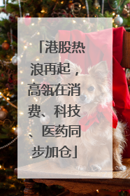 港股热浪再起，高瓴在消费、科技、医药同步加仓