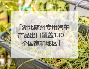 湖北随州专用汽车产品出口覆盖130个国家和地区