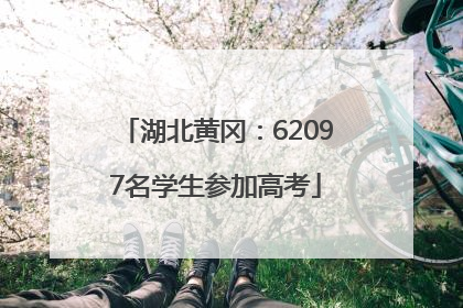 湖北黄冈：62097名学生参加高考