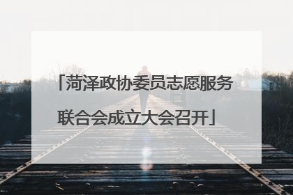 菏泽政协委员志愿服务联合会成立大会召开
