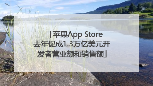 苹果App Store去年促成1.3万亿美元开发者营业额和销售额