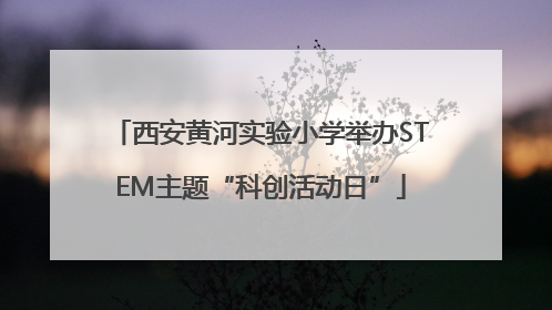 西安黄河实验小学举办STEM主题“科创活动日”