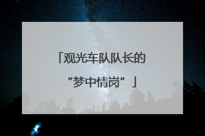 观光车队队长的“梦中情岗”