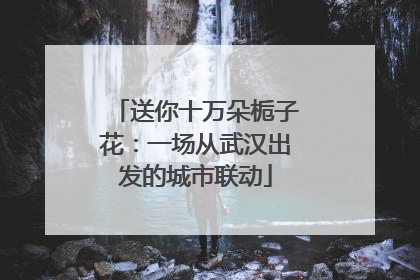 送你十万朵栀子花：一场从武汉出发的城市联动