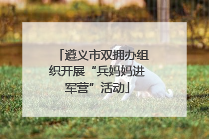 遵义市双拥办组织开展“兵妈妈进军营”活动