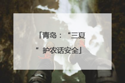 青岛：“三夏”护农话安全